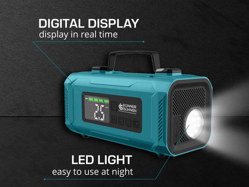Jump starter with a battery-powered compressor KS JSP-2000