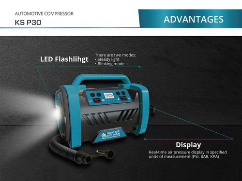 Compressore d'aria per auto KS P30