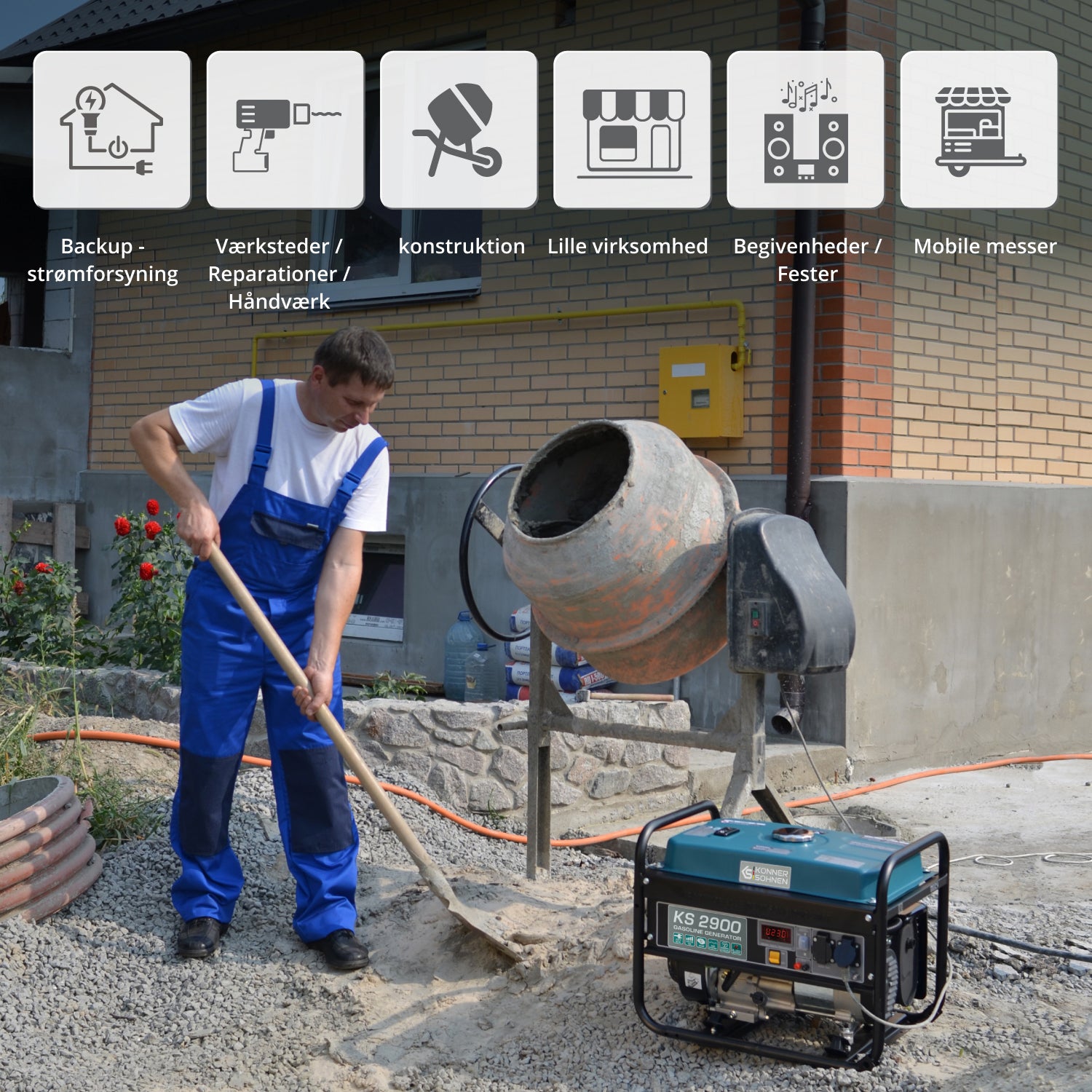 Benzingenerator "Könner & Söhnen" KS 2900