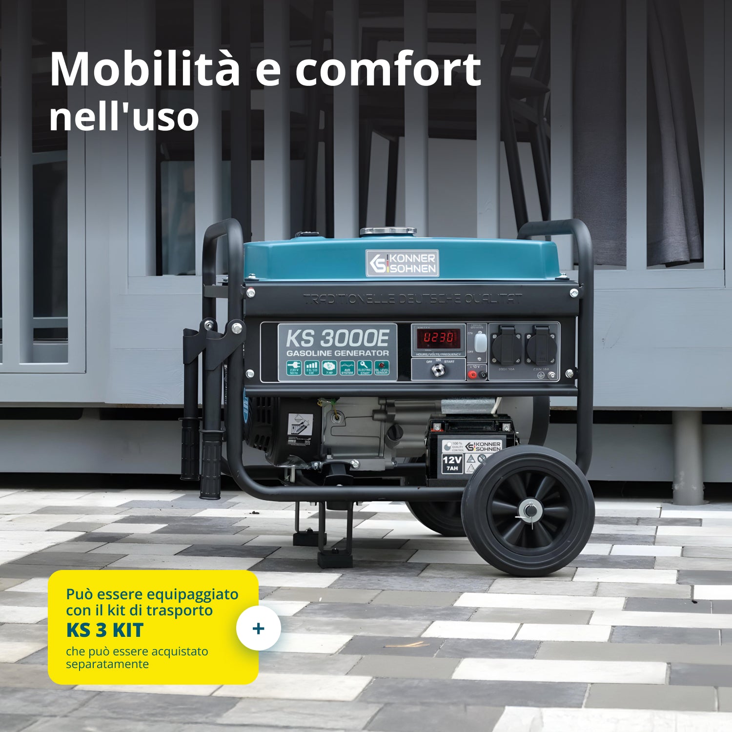 Generatore a benzina "Könner & Söhnen" KS 3000E