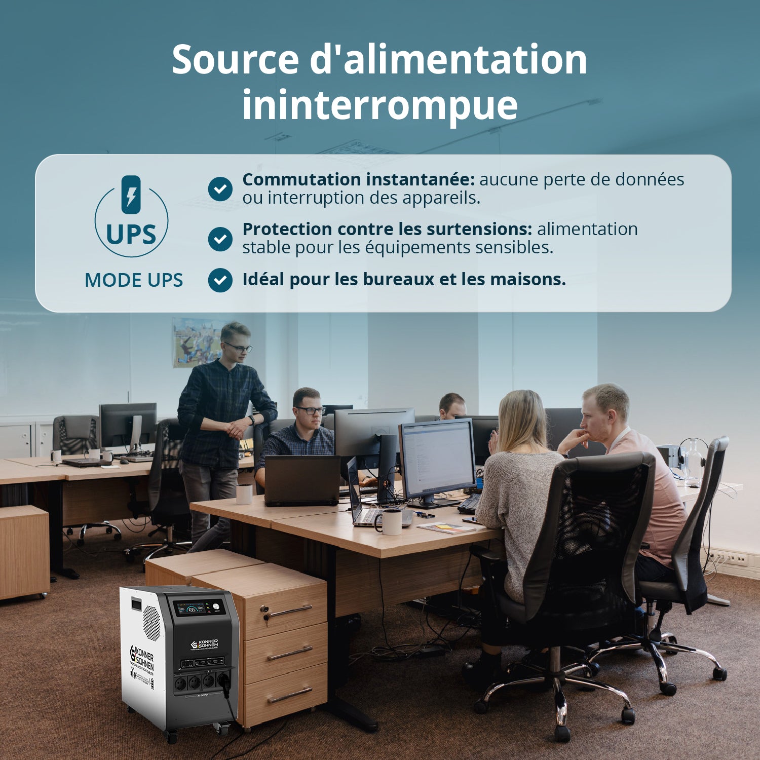 Station d’énergie portable 3-en-1 KS 3000PS