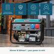 Gasoline generator "Könner & Söhnen" KS 7000E 1/3 thumbnail