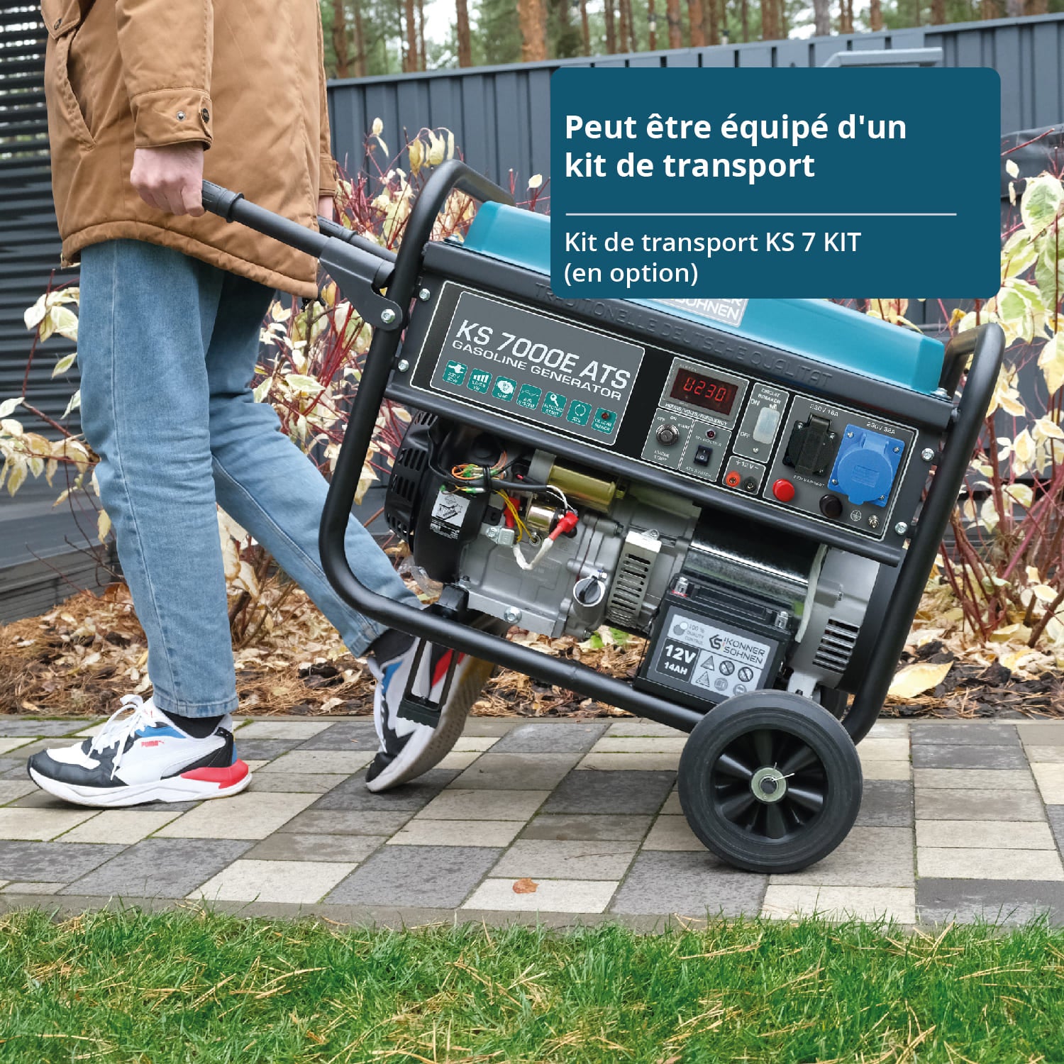 Groupe électrogène à essence "Könner & Söhnen" KS 7000E ATS