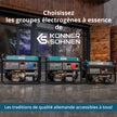 Groupe électrogène à essence "Könner & Söhnen" KS 7000E ATS thumbnail
