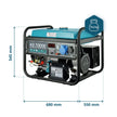 Gasoline generator "Könner & Söhnen" KS 7000E thumbnail