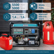 LPG/Gasoline Generator "Könner & Söhnen" KS 7000E G thumbnail