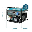 LPG/Gasoline Generator "Könner & Söhnen" KS 7000E G thumbnail