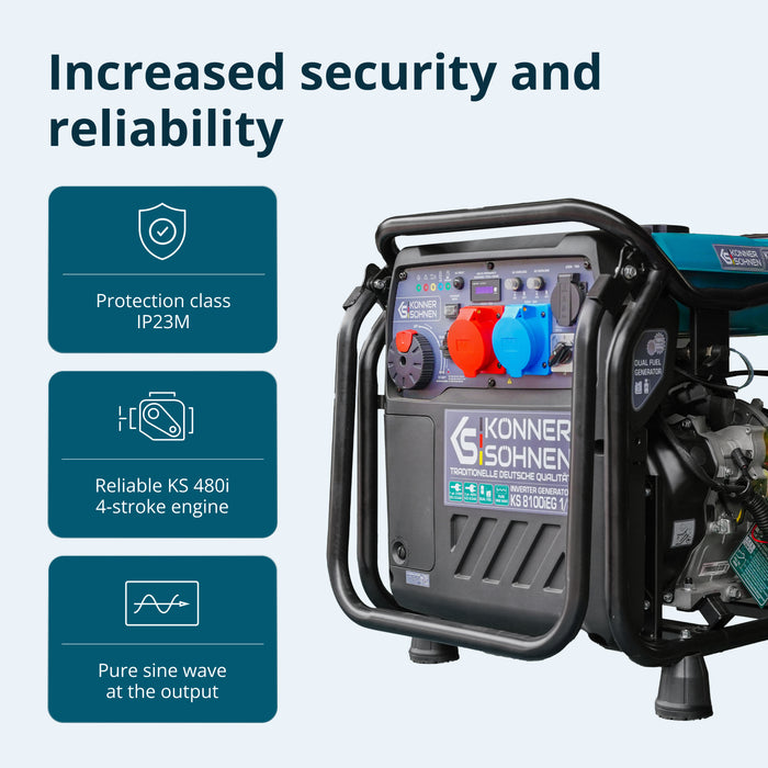 Μετατροπέας γεννήτριας LPG/βενζίνης KS 8100iEG 1/3