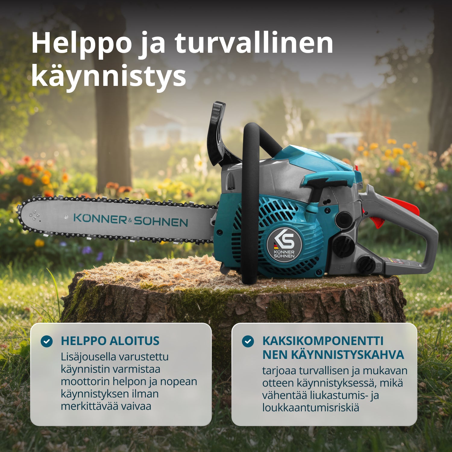 Bensiiniketjusaha KS CS18G-14C