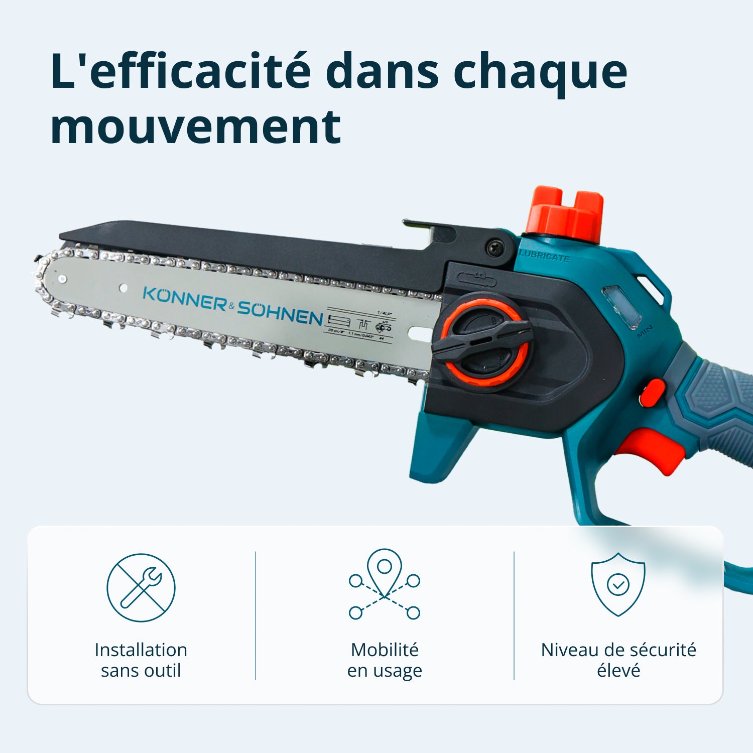 Akumulátorová Mini Pila KS MCS20V-8