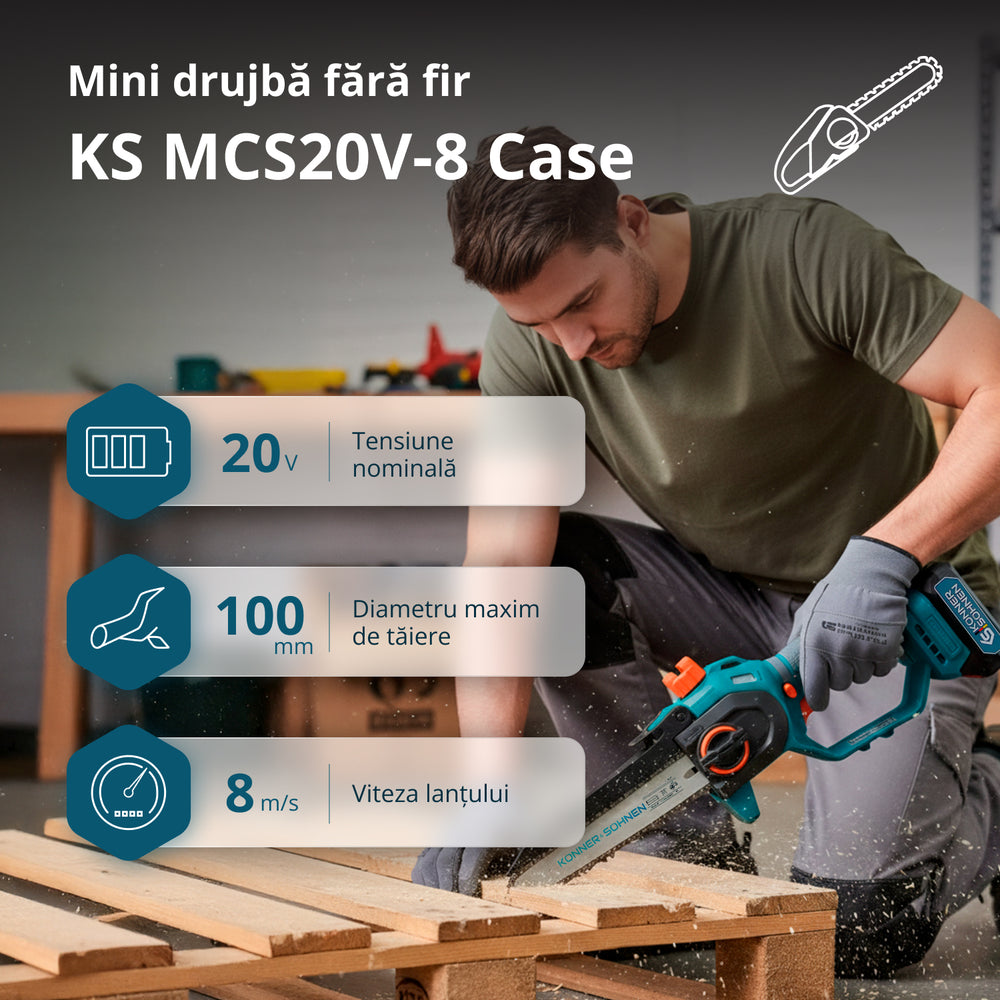 Pachet promoțional KS MCS20V-8 CASE PLUS