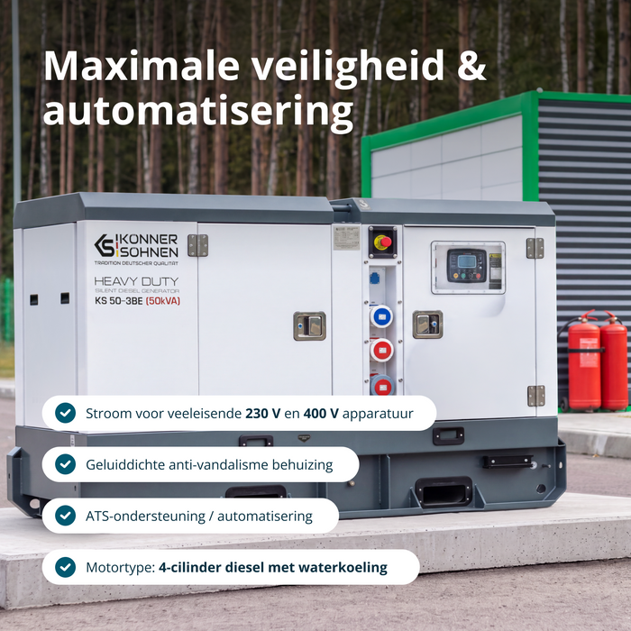 Driefasige dieselkrachtcentrale KS 50-3BE