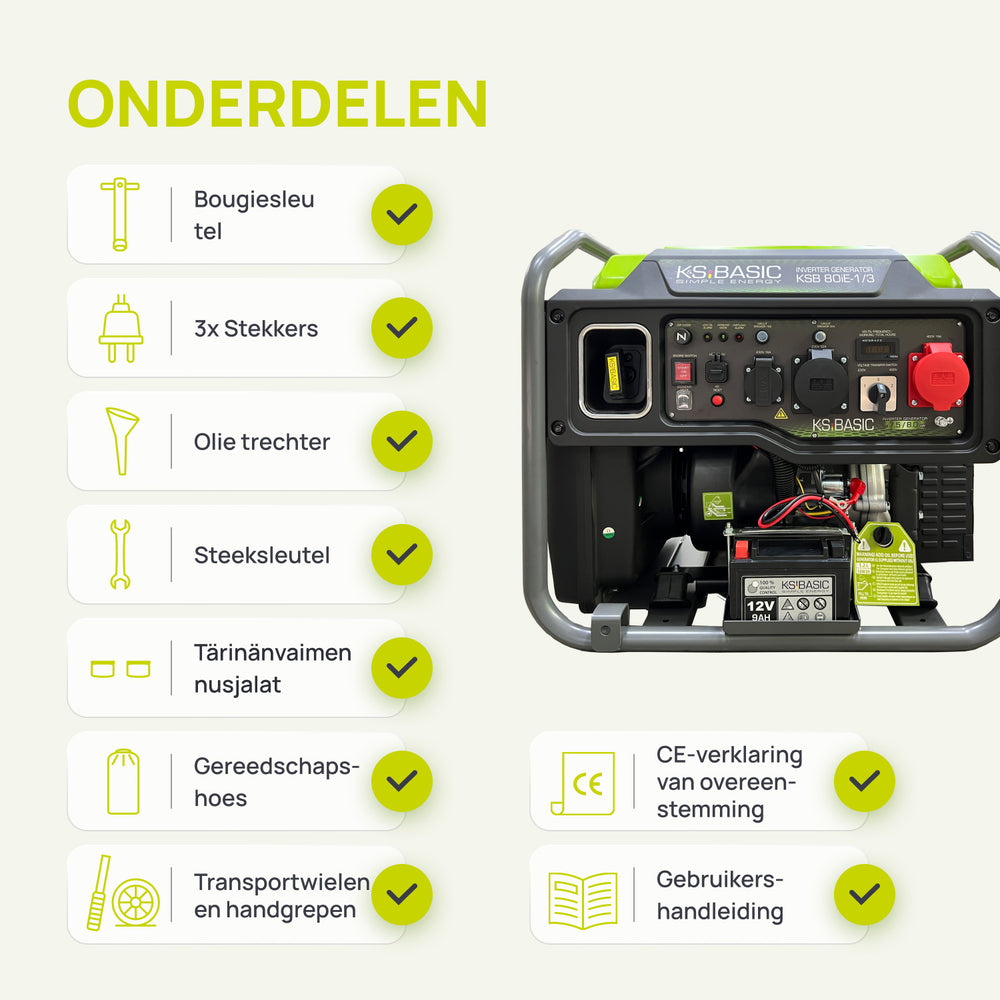 Invertergenerator KSB 80iE-1/3