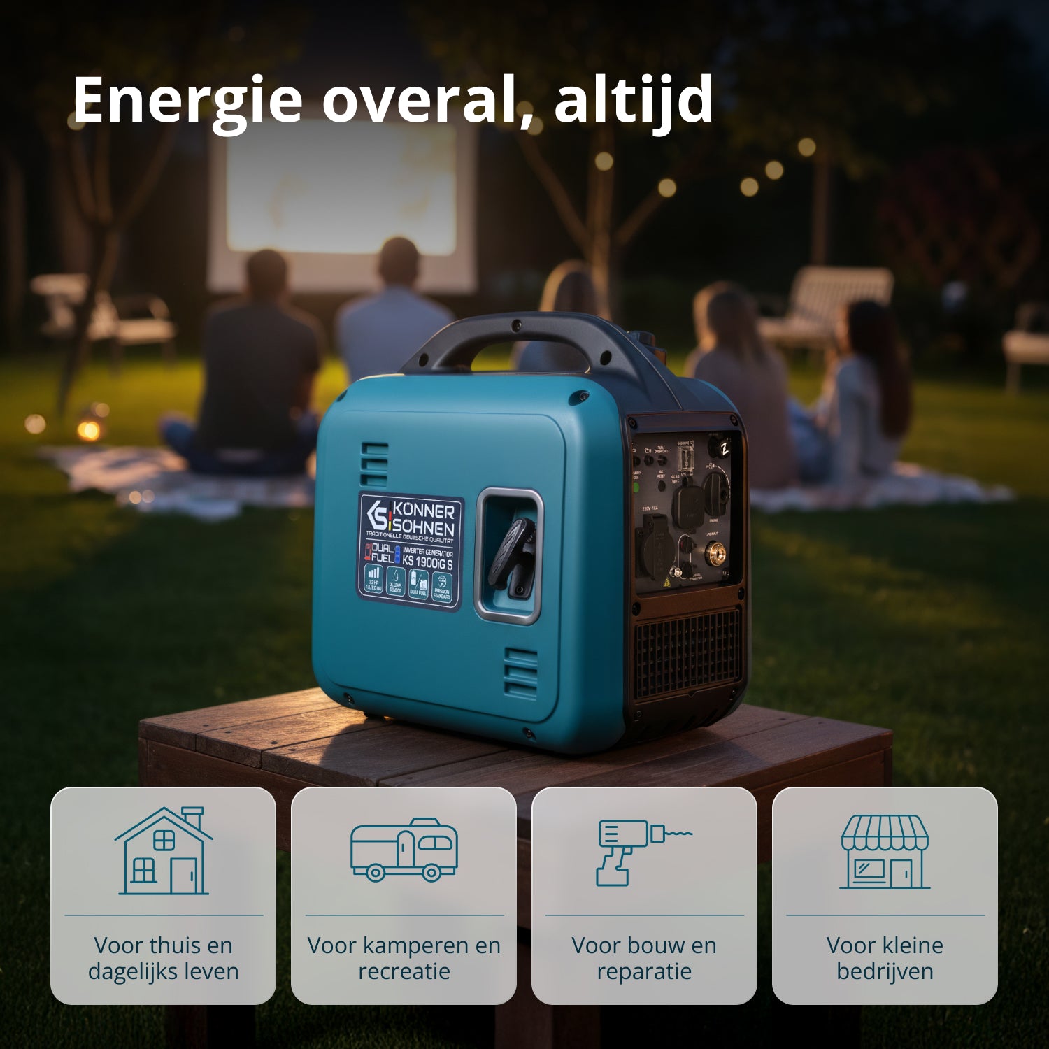 Invertergenerator (LPG/benzine) KS 1900iG S