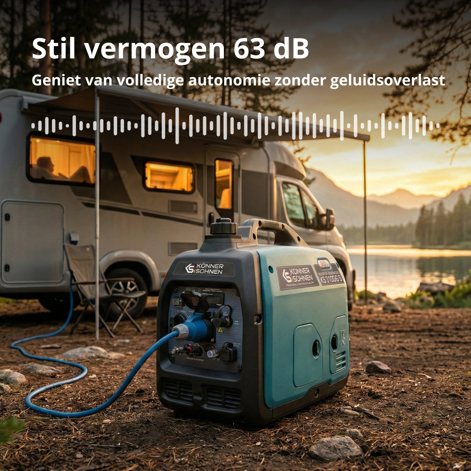 LPG/benzine invertergenerator KS 3100iG S