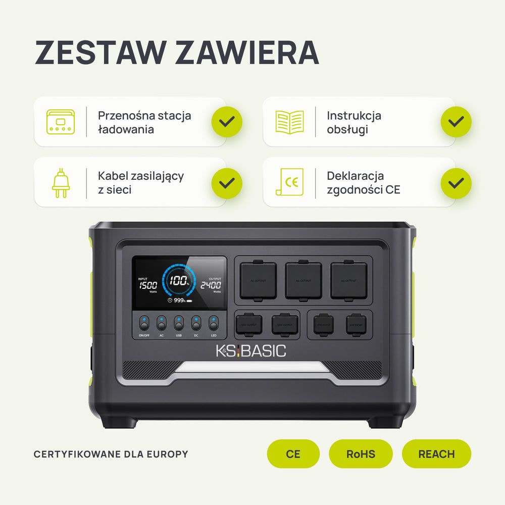 Przenośna stacja zasilania KSB 1200PS