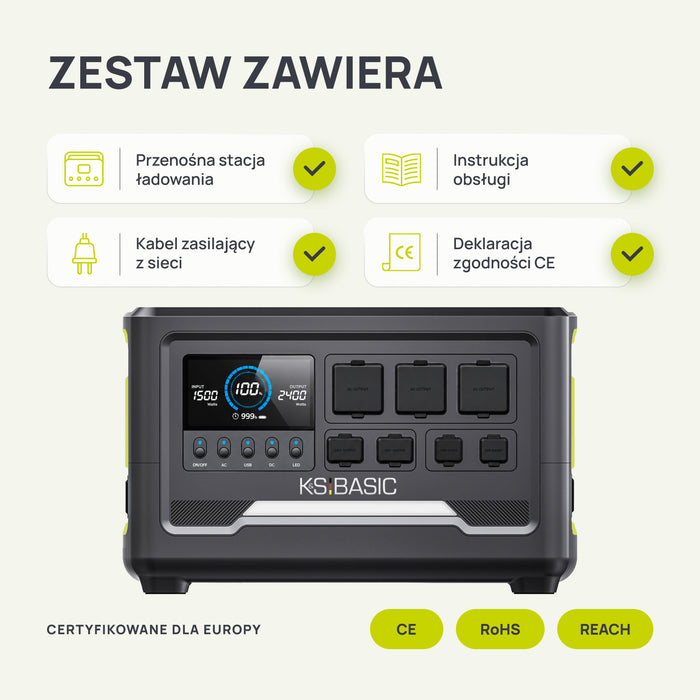 Przenośna stacja zasilania KSB 1200PS