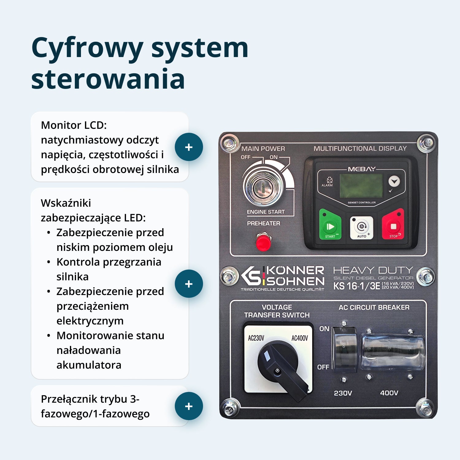 Generator dieslowski KS 16-1/3E