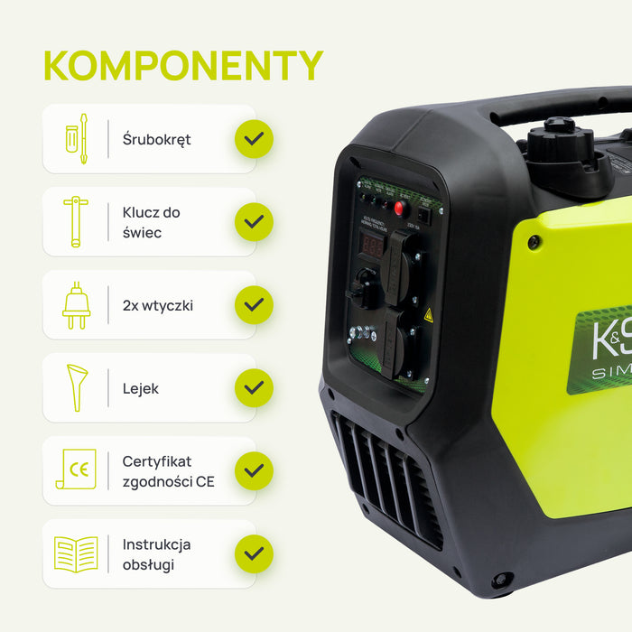 Inwertorowy generator KSB 32i S 