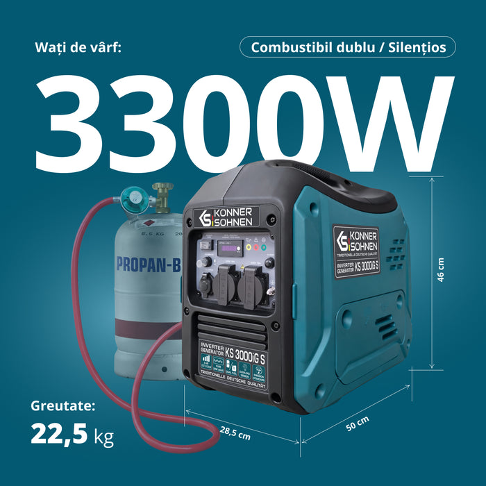 Generator hibrid cu inverter KS 3000iG S