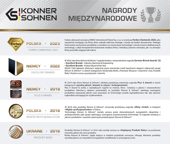 Generator benzynowy „Könner & Söhnen” KS 3000E