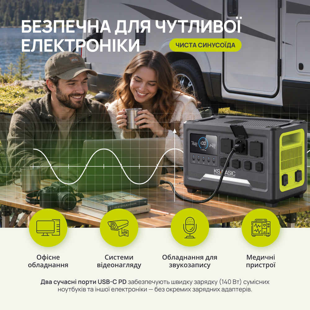 Портативна зарядна станція KSB 1200PS