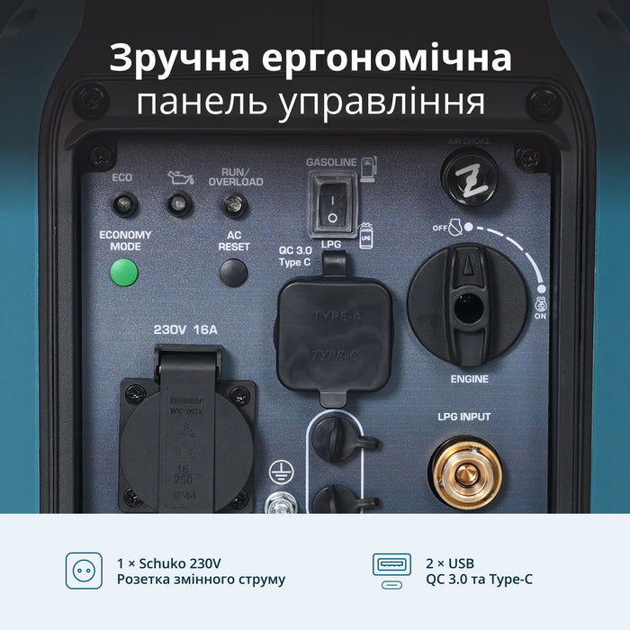 Інверторний Генератор (газ/бензин) KS 1900iG S (Відновлений – Відмінний стан)