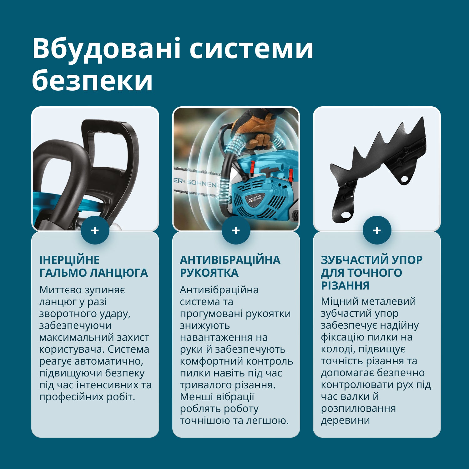 Бензинова пила KS CS40G-20 