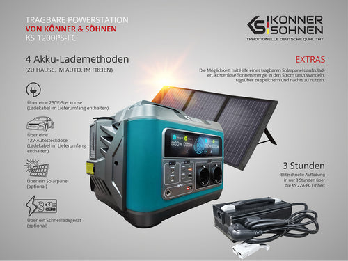 Přenosná elektrárna KS 1200PS-FC