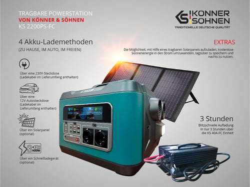 Přenosná elektrárna KS 2200PS-FC