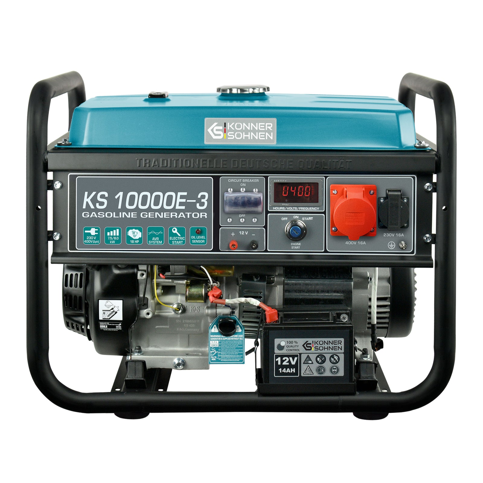 Benzínový generátor „Könner & Söhnen“ KS 10000E-3