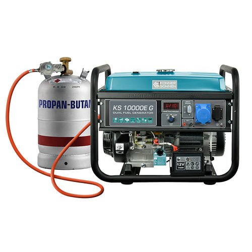 Groupe électrogène à essence/gaz "Könner & Söhnen" KS 10000E G
