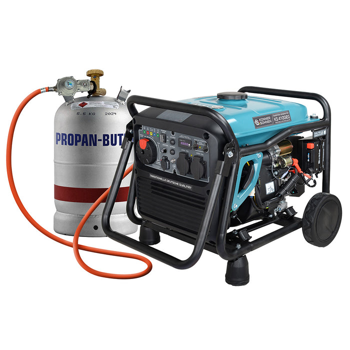 Invertorový generátor na LPG/benzín KS 4100iEG