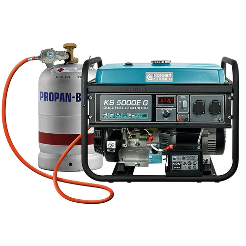 Groupe électrogène à essence/gaz "Könner & Söhnen" KS 5000E G