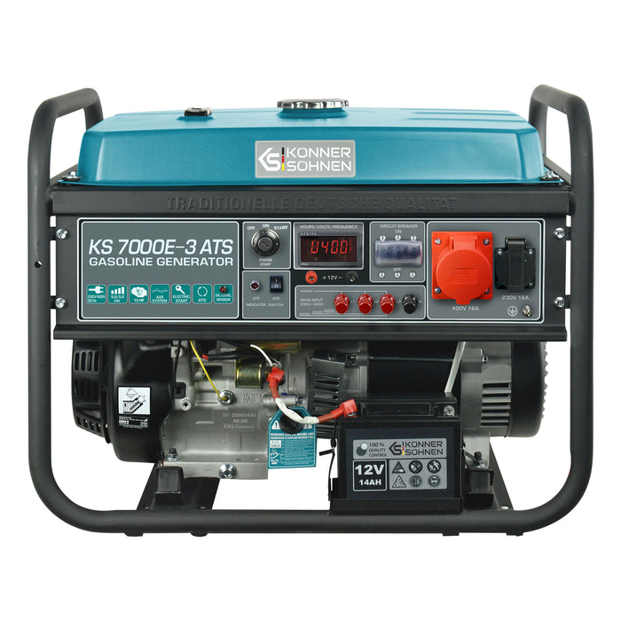 Benzingenerátor „Könner & Söhnen” KS 7000E-3 ATS
