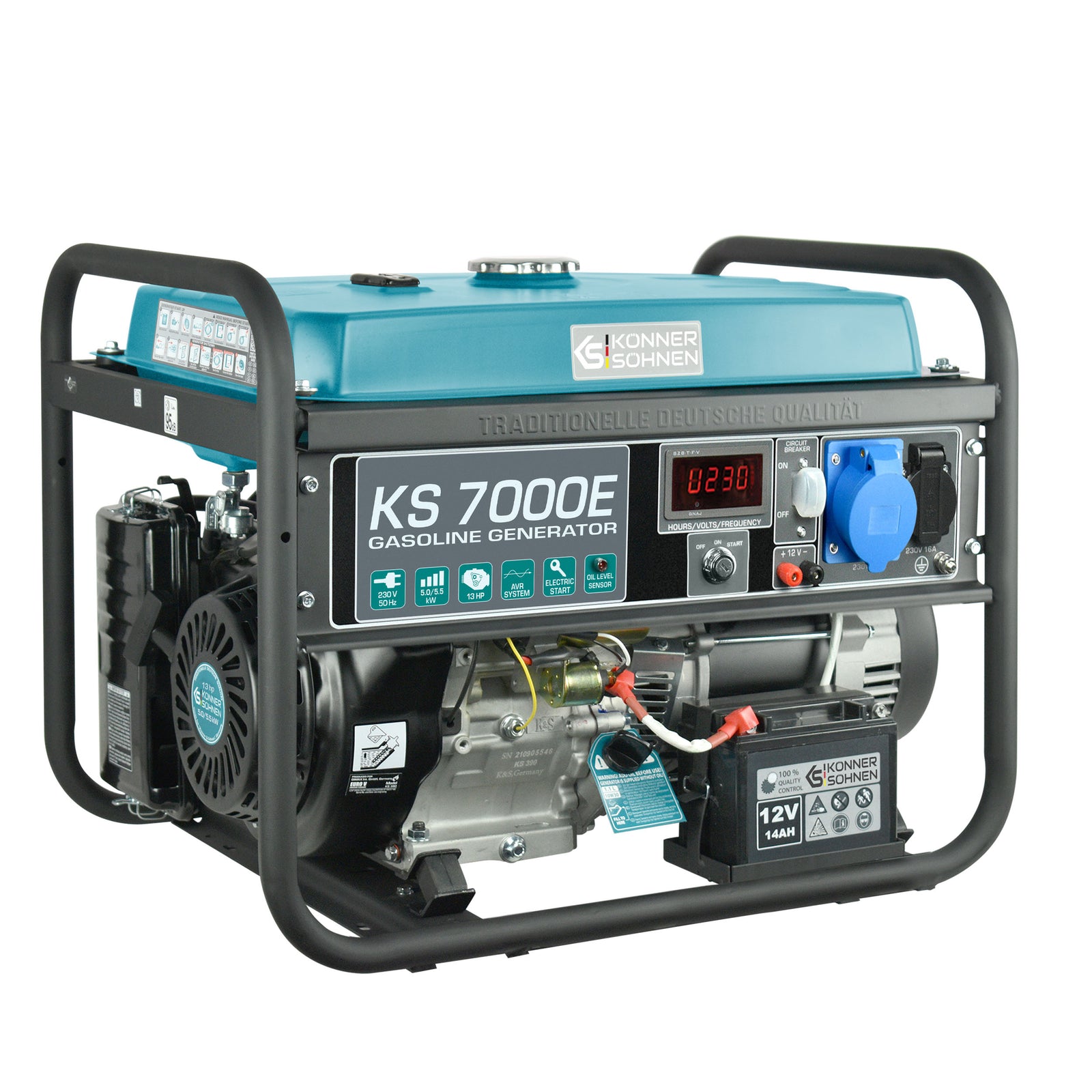 Gasoline generator "Könner & Söhnen" KS 7000E