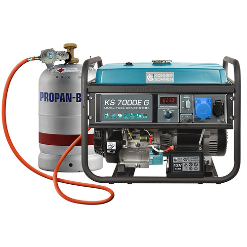 Groupe électrogène à essence/gaz "Könner & Söhnen" KS 7000E G