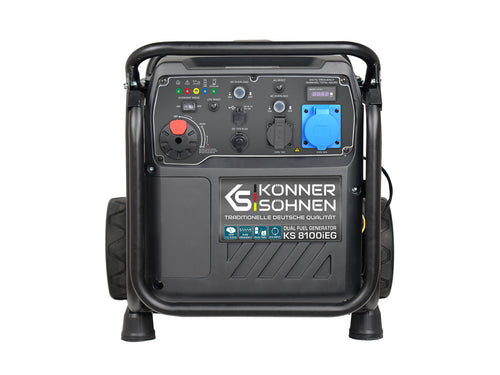 Invertorový generátor na LPG/benzín KS 8100iEG