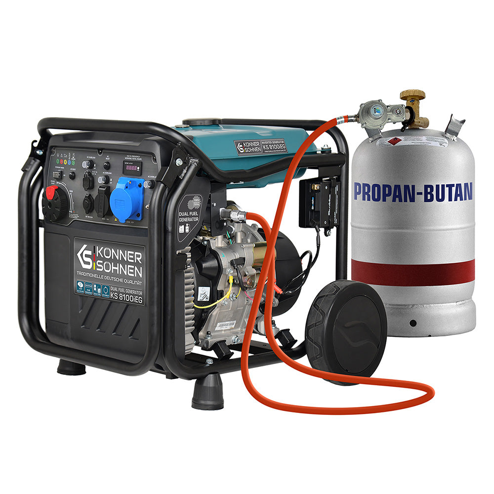 Gerador inversor a GPL/gasolina KS 8100iEG