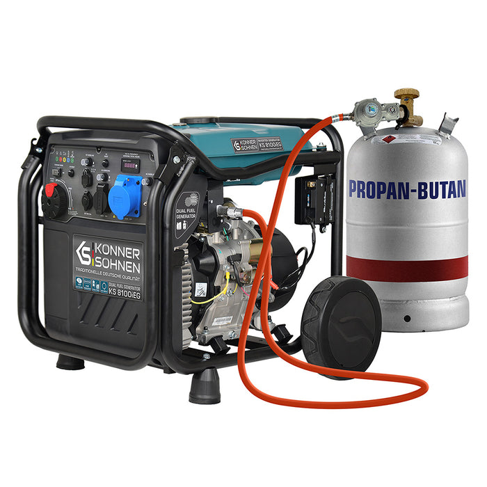 Gerador inversor a GPL/gasolina KS 8100iEG