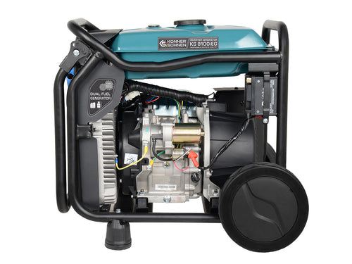 Invertorový generátor na LPG/benzín KS 8100iEG