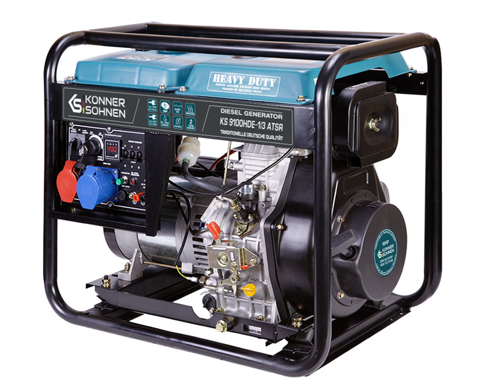 Diesel-Generator "Könner & Söhnen" KS 9100HDE-1/3 ATSR (B-Ware Sehr gut)