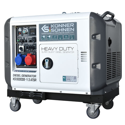 Groupe électrogène diesel "Könner & Söhnen" KS 9300DE-1/3 ATSR (EURO V)