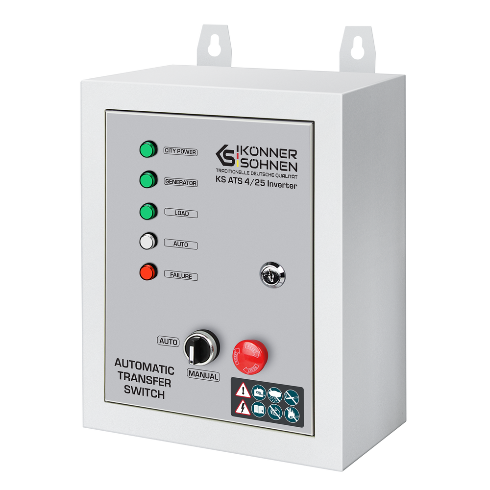 Interruptor de Transferencia Automática KS ATS 4/25 Inversor