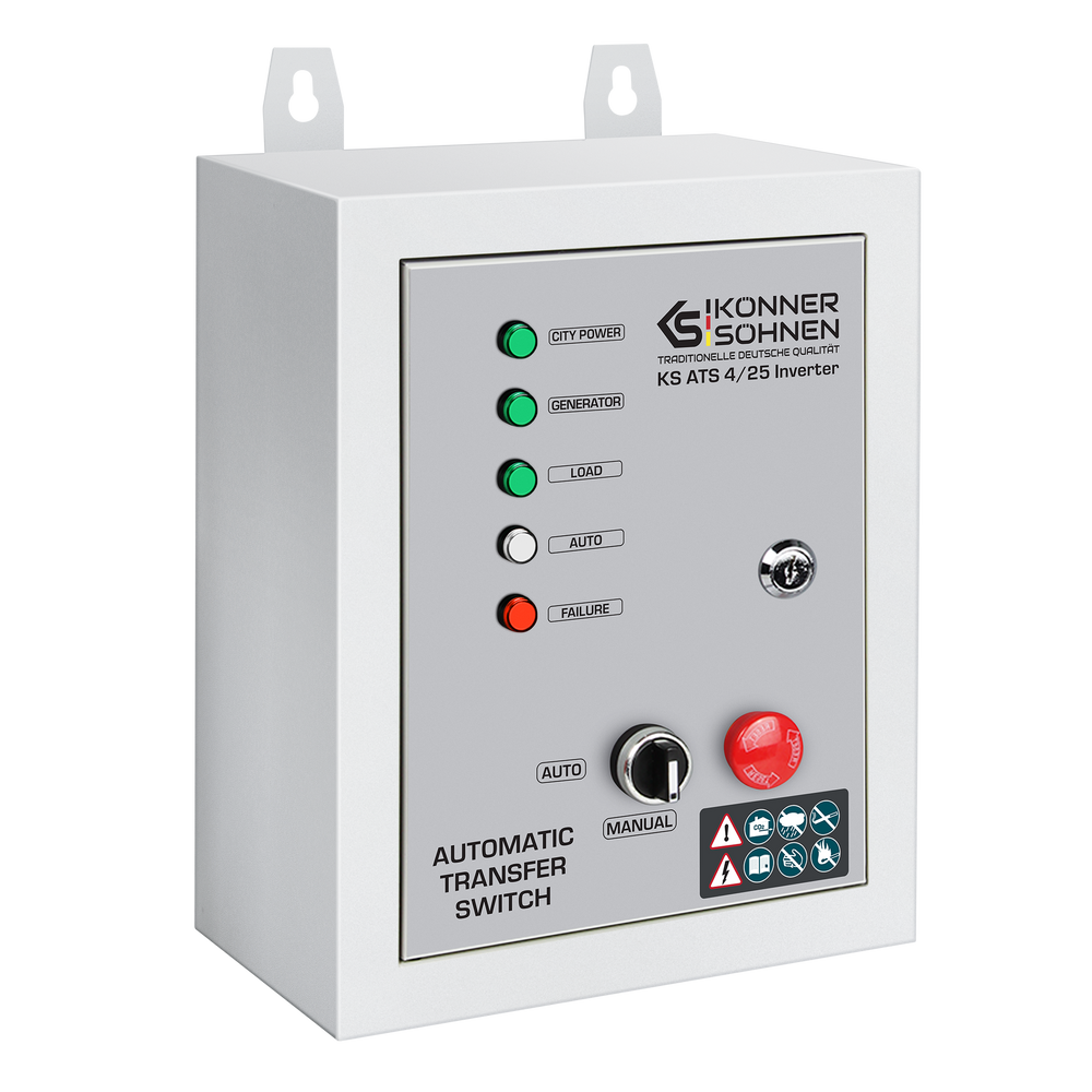 Interruptor de Transferencia Automática KS ATS 4/25 Inversor