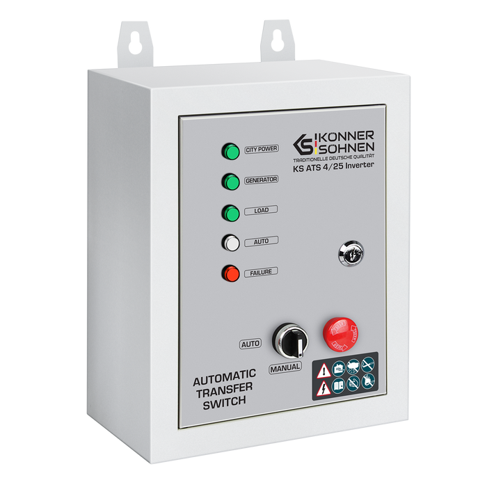 Interruptor de Transferencia Automática KS ATS 4/25 Inversor