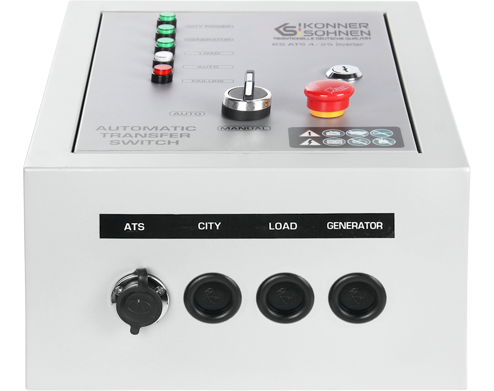Interruptor de Transferencia Automática KS ATS 4/25 Inversor