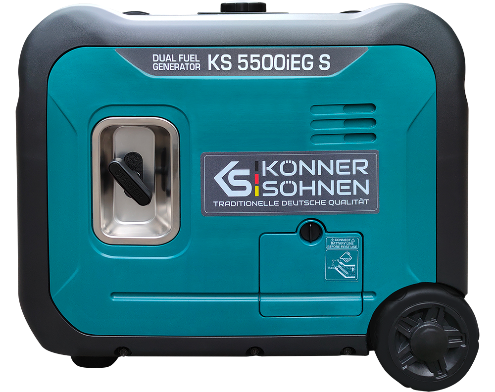 LPG/gasoline inverter generator KS 5500iEG S