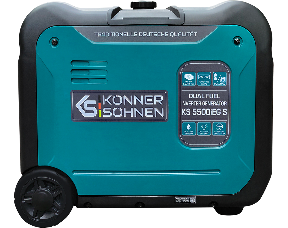 LPG/gasoline inverter generator KS 5500iEG S