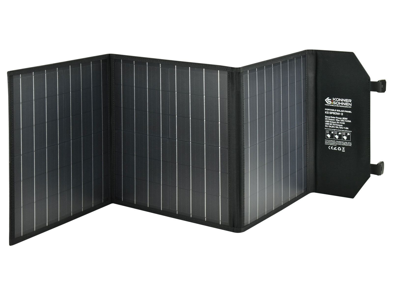 Přenosný solární panel KS SP60W-3